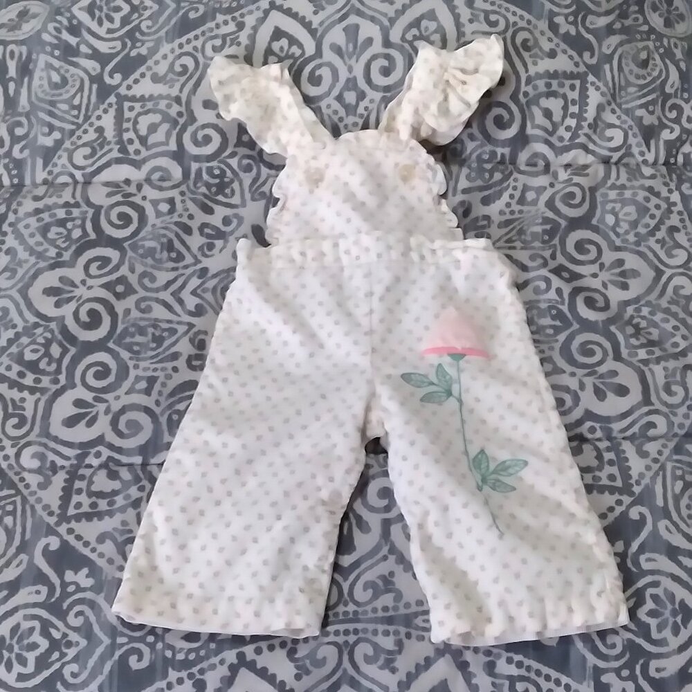 Vintage 1984 Baby Girl Clothes - Various Sizes - 7 Items